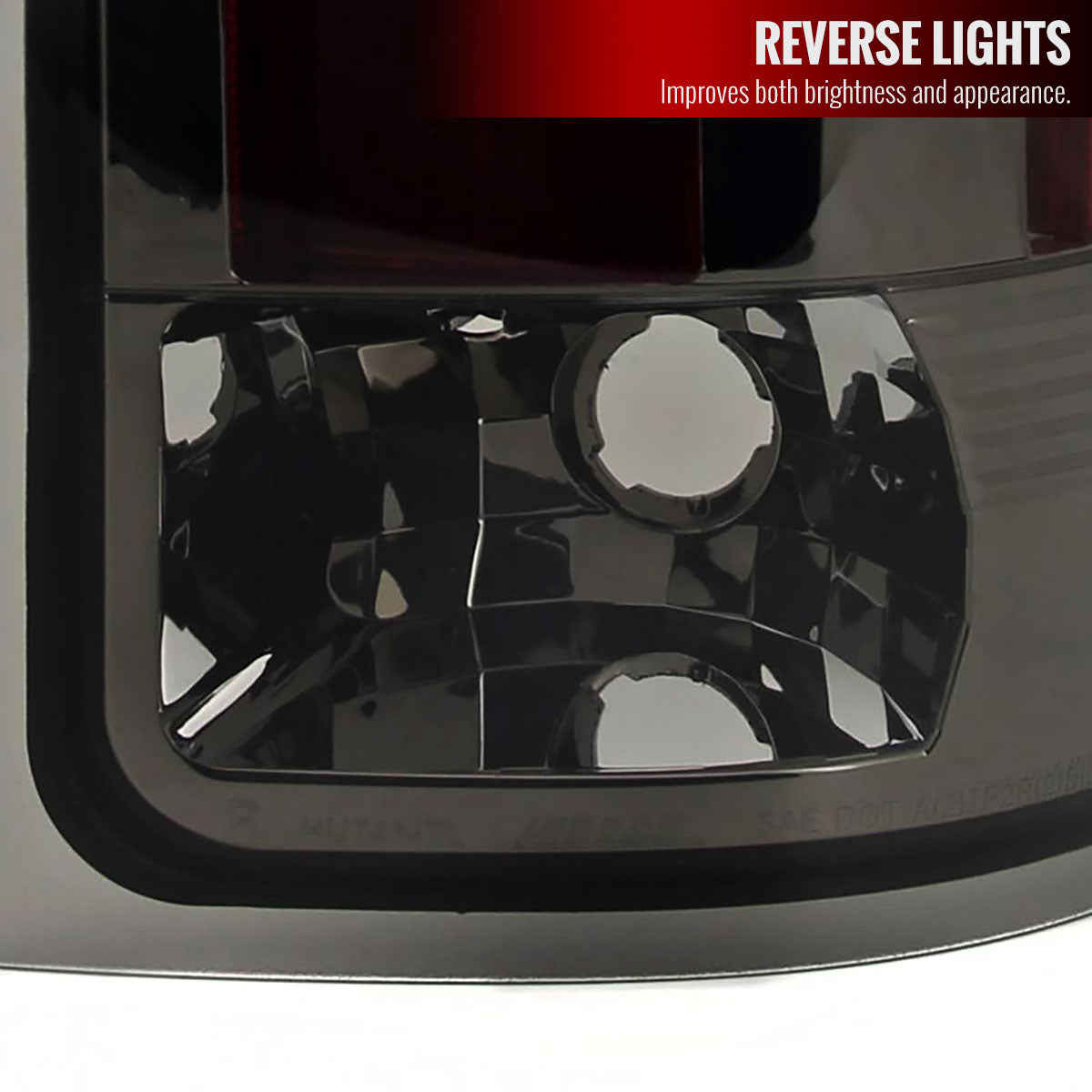 2007-2014 GMC Sierra LED Tail Lights (Chrome Housing/Smoked Lens)