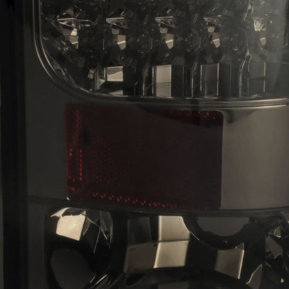 2007-2014 GMC Sierra LED Tail Lights (Chrome Housing/Smoked Lens)