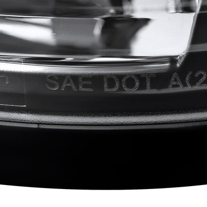 2007-2013 GMC Sierra 1500 / 2007-2014 Sierra 2500HD 3500HD C-Bar LED Tail Lights (Matte Black Housing/Clear Lens)