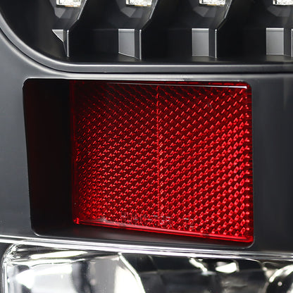 2007-2013 GMC Sierra 1500 / 2007-2014 Sierra 2500HD 3500HD LED Tail Lights - V2 (Matte Black Housing/Clear Lens)