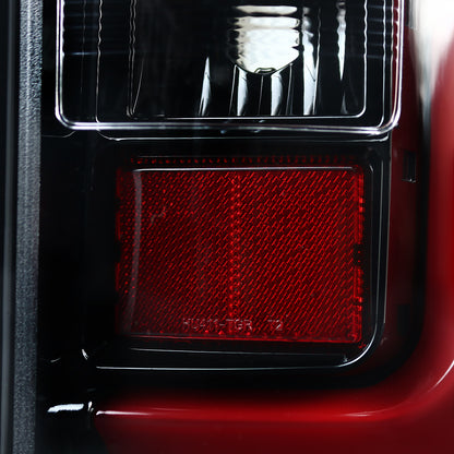 2014-2018 GMC Sierra 1500/2500HD/3500HD LED Tail Lights (Jet Black Housing/Clear Lens)