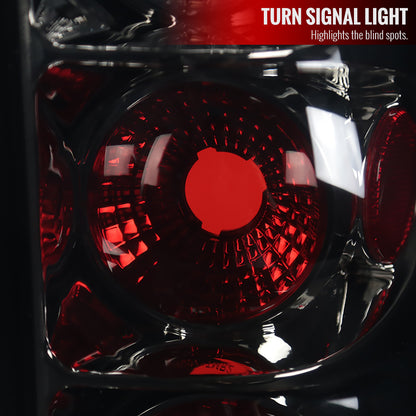 2003-2006 Chevrolet Silverado Tail Lights (Chrome Housing/Smoked Lens)