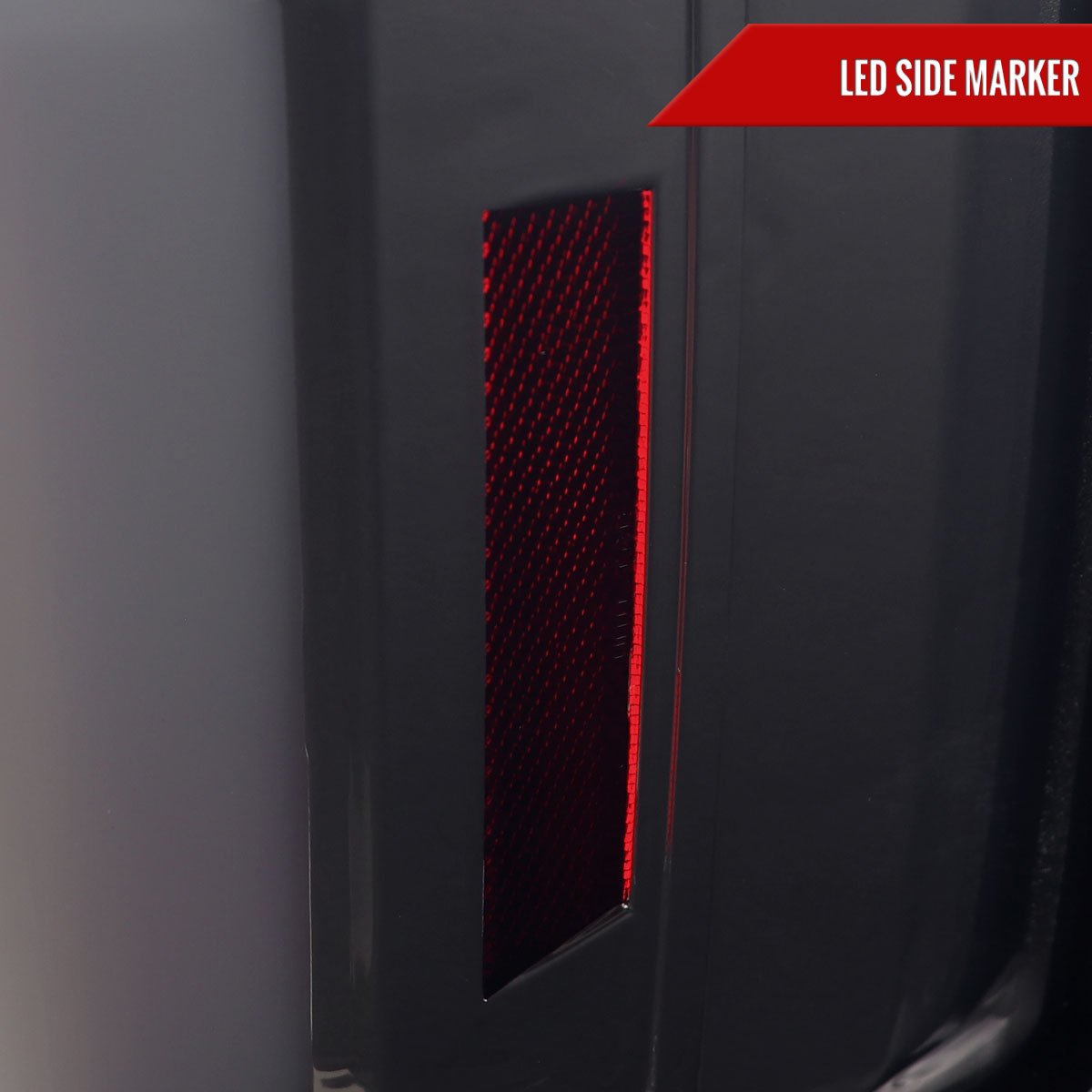 2007-2013 Chevrolet Silverado 1500/ 2007-2014 Silverado 2500HD/3500HD LED Tail Lights with White LED Bar (Chrome Housing/Smoked Lens)