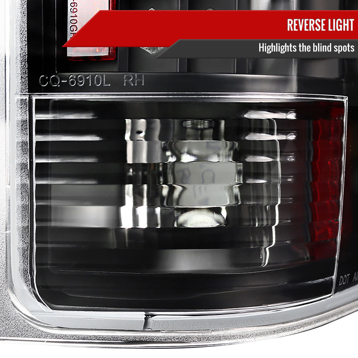 2007-2014 Chevrolet Silverado LED Tail Lights - OZ (Matte Black Housing/Clear Lens)