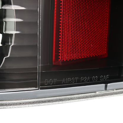 2007-2014 Chevrolet Silverado LED Tail Lights - OZ (Matte Black Housing/Clear Lens)