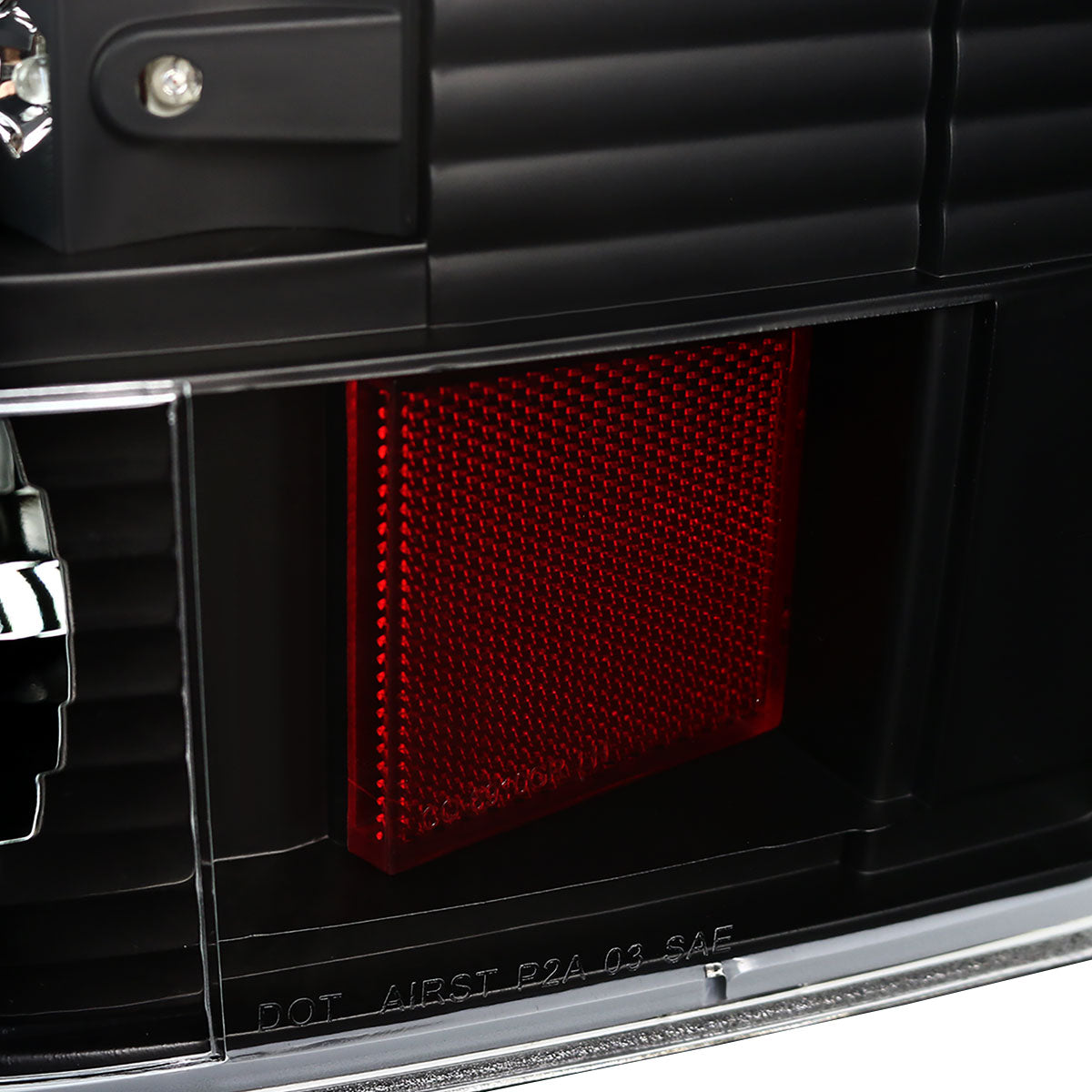 2007-2014 Chevrolet Silverado LED Tail Lights - OZ (Matte Black Housing/Clear Lens)