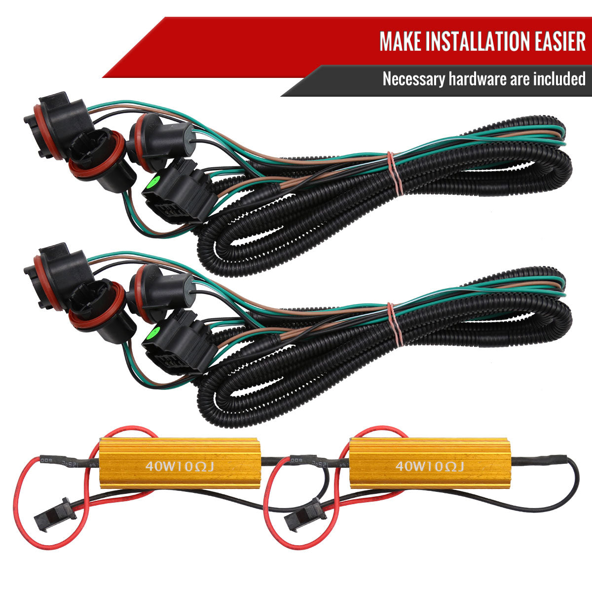 2007-2014 Chevrolet Silverado LED Tail Lights - OZ (Matte Black Housing/Clear Lens)