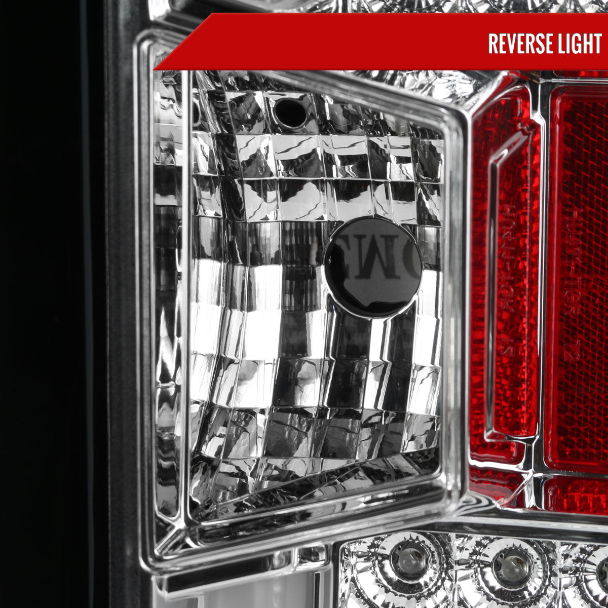 2014-2018 Chevrolet Silverado 1500/ 2015-2019 Silverado 2500HD 3500HD GMC Sierra 3500HD LED Tail Lights (Chrome Housing/Clear Lens)