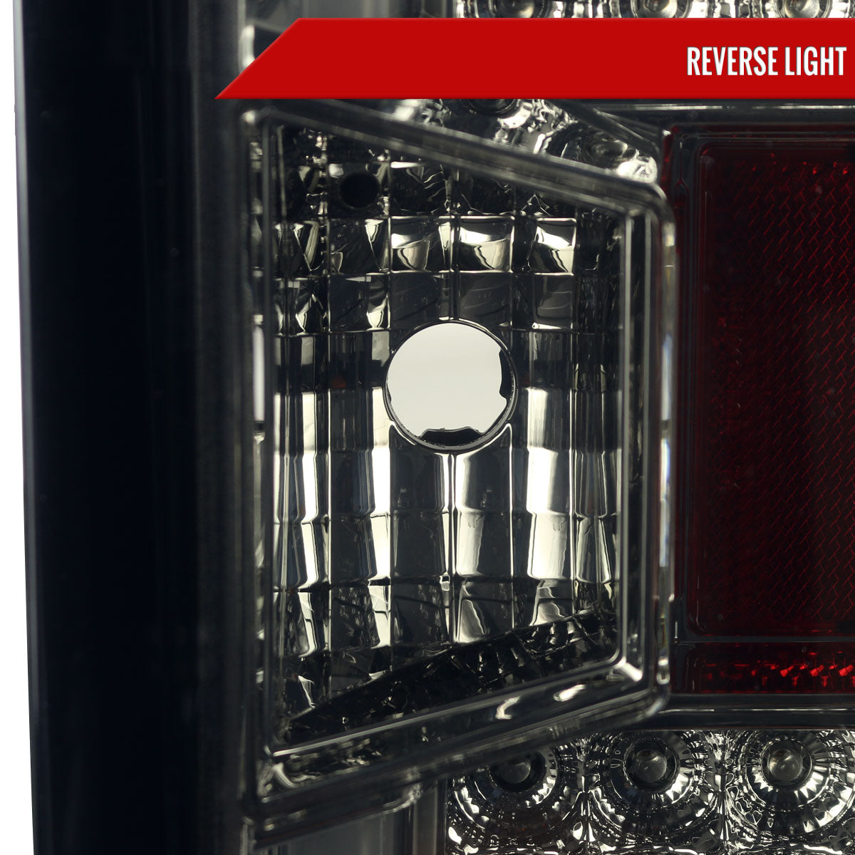 2014-2018 Chevrolet Silverado 1500/ 2015-2019 Silverado 2500HD 3500HD GMC Sierra 3500HD LED Tail Lights (Chrome Housing/Smoked Lens)