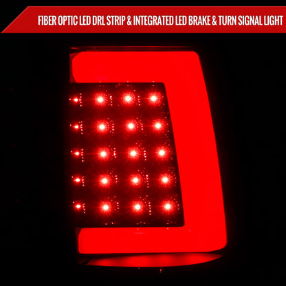 1999-2002 Chevrolet Silverado/ 1999-2006 GMC Sierra LED Tail Lights - G2 (Glossy Black Housing/Smoked Lens)