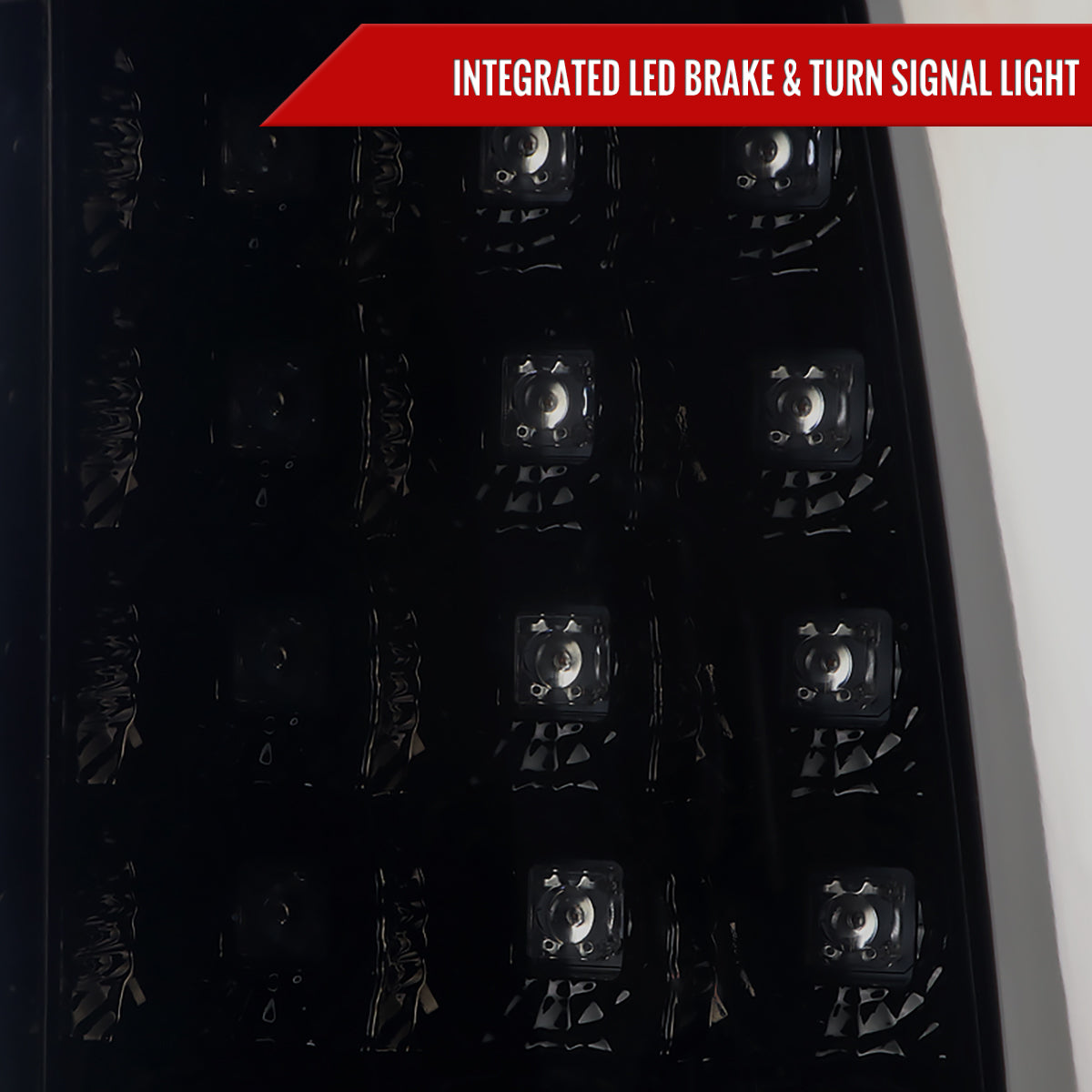 1999-2002 Chevrolet Silverado/ 1999-2006 GMC Sierra LED Tail Lights - G2 (Glossy Black Housing/Smoked Lens)