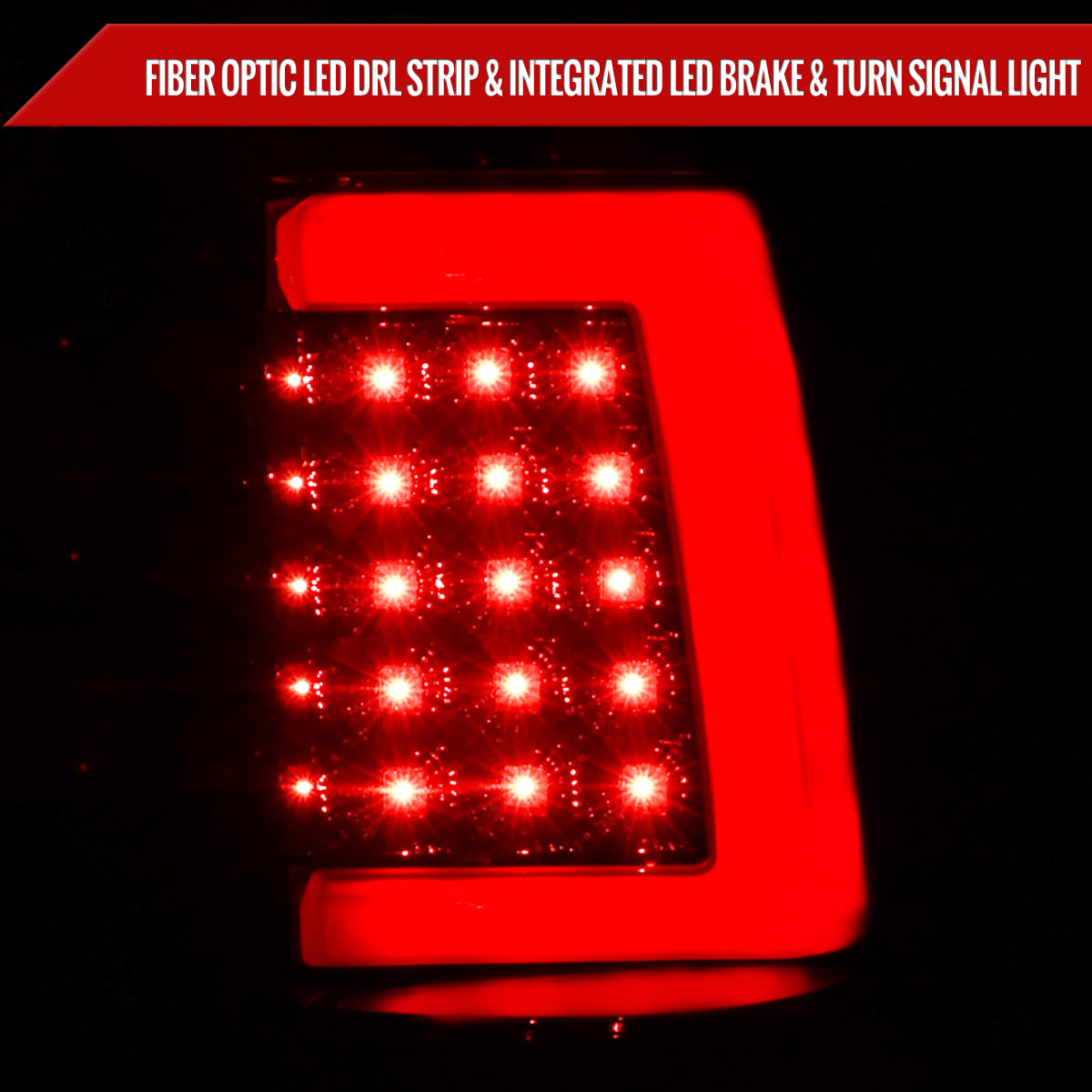 1999-2002 Chevrolet Silverado/ 1999-2006 GMC Sierra LED Tail Lights - G2 (Jet Black Housing/Clear Lens)