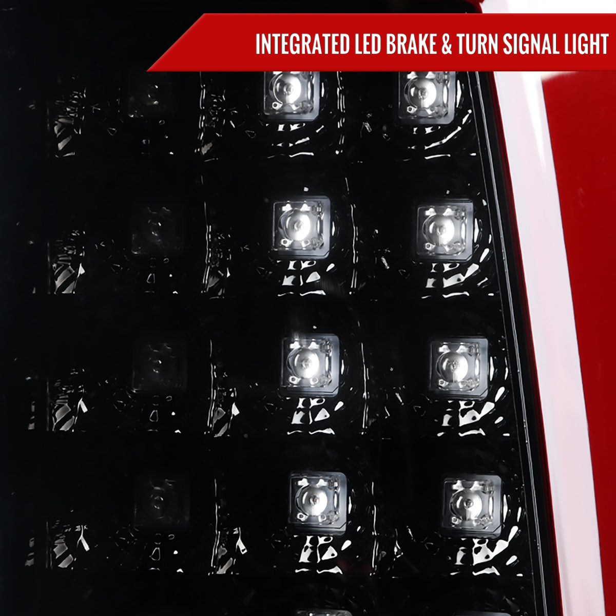 1999-2002 Chevrolet Silverado/ 1999-2006 GMC Sierra LED Tail Lights - G2 (Jet Black Housing/Clear Lens)