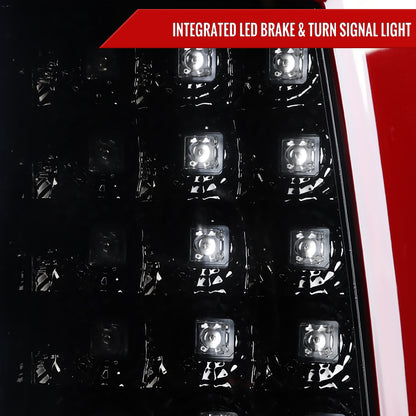 1999-2002 Chevrolet Silverado/ 1999-2006 GMC Sierra LED Tail Lights - G2 (Jet Black Housing/Clear Lens)