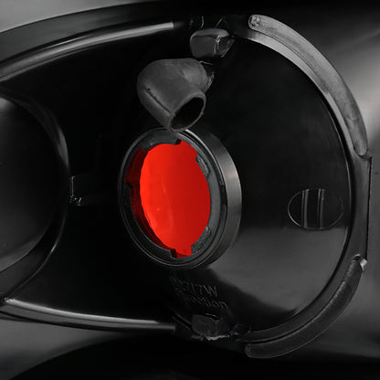1999-2002 Chevrolet Silverado/ 1999-2006 GMC Sierra Tail Lights (Matte Black Housing/Clear Lens)