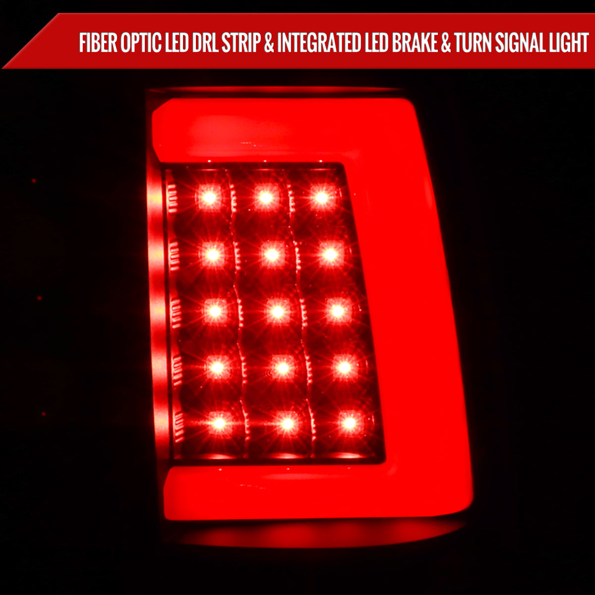 1999-2002 Chevrolet Silverado/ 1999-2006 GMC Sierra LED Tail Lights - G2 (Matte Black Housing/Clear Lens)