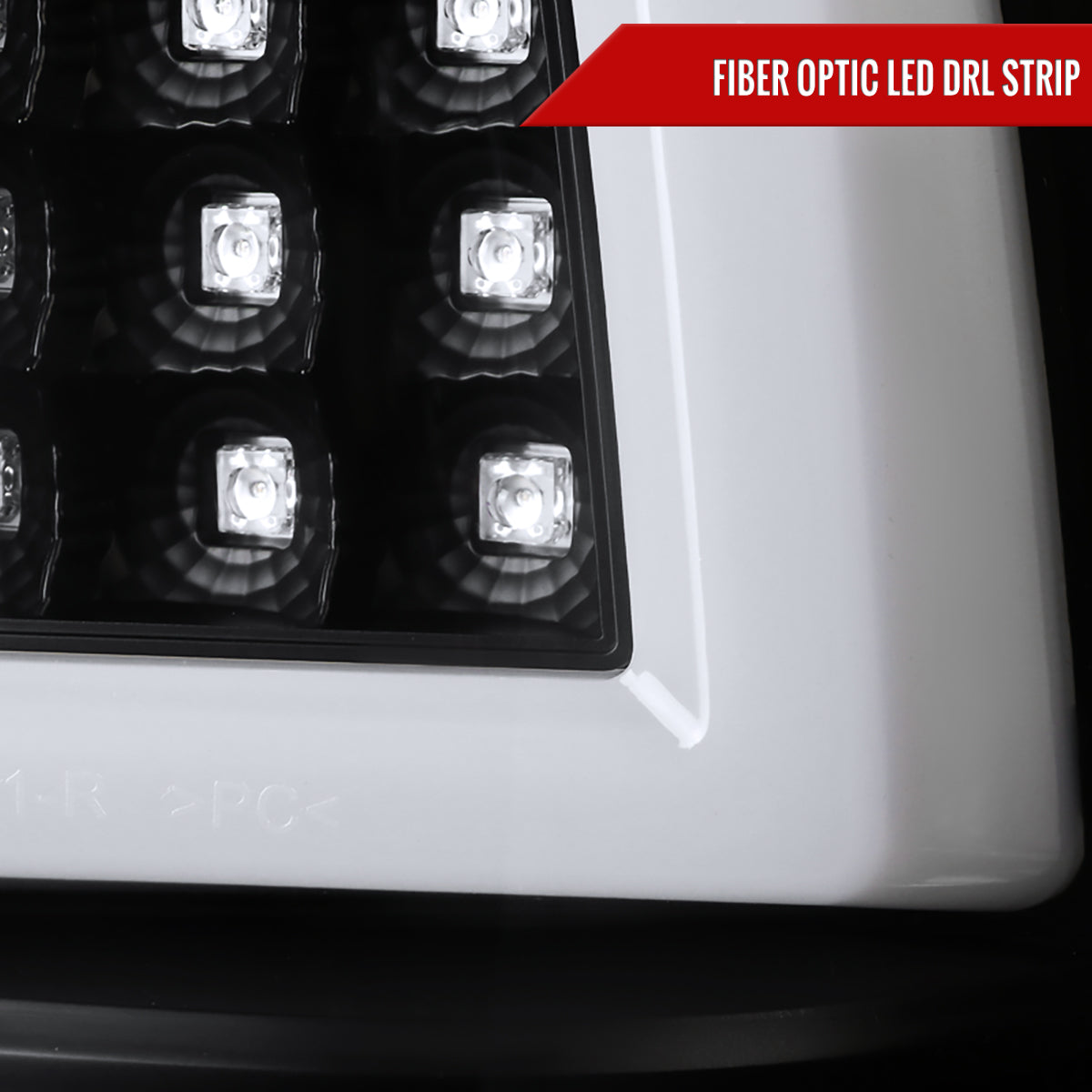 1999-2002 Chevrolet Silverado/ 1999-2006 GMC Sierra LED Tail Lights - G2 (Matte Black Housing/Clear Lens)