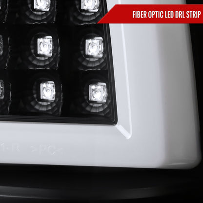 1999-2002 Chevrolet Silverado/ 1999-2006 GMC Sierra LED Tail Lights - G2 (Matte Black Housing/Clear Lens)