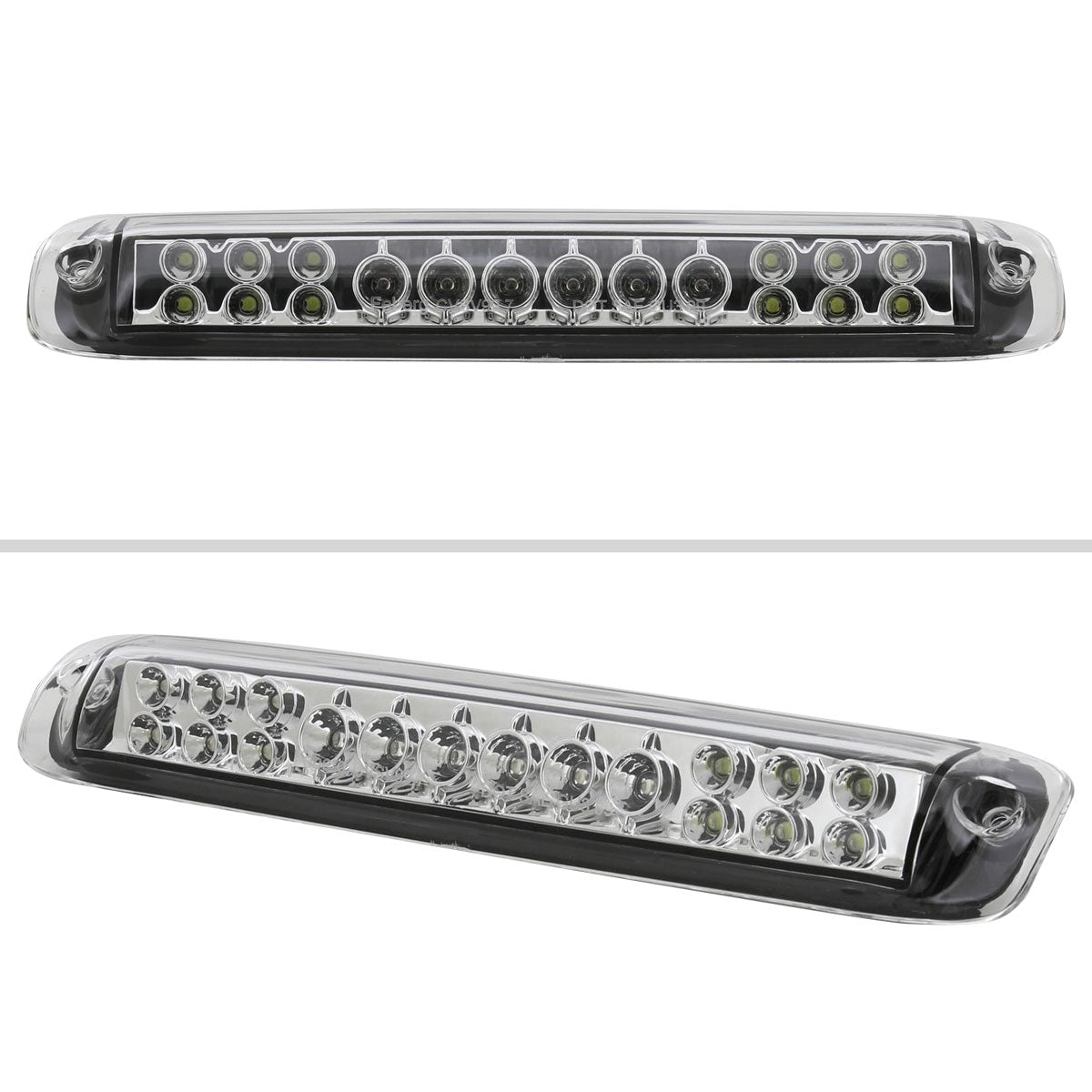 1999-2002 Chevrolet Silverado/1999-2006 GMC Sierra LED 3rd Brake Light - RS (Chrome Housing/Clear Lens)