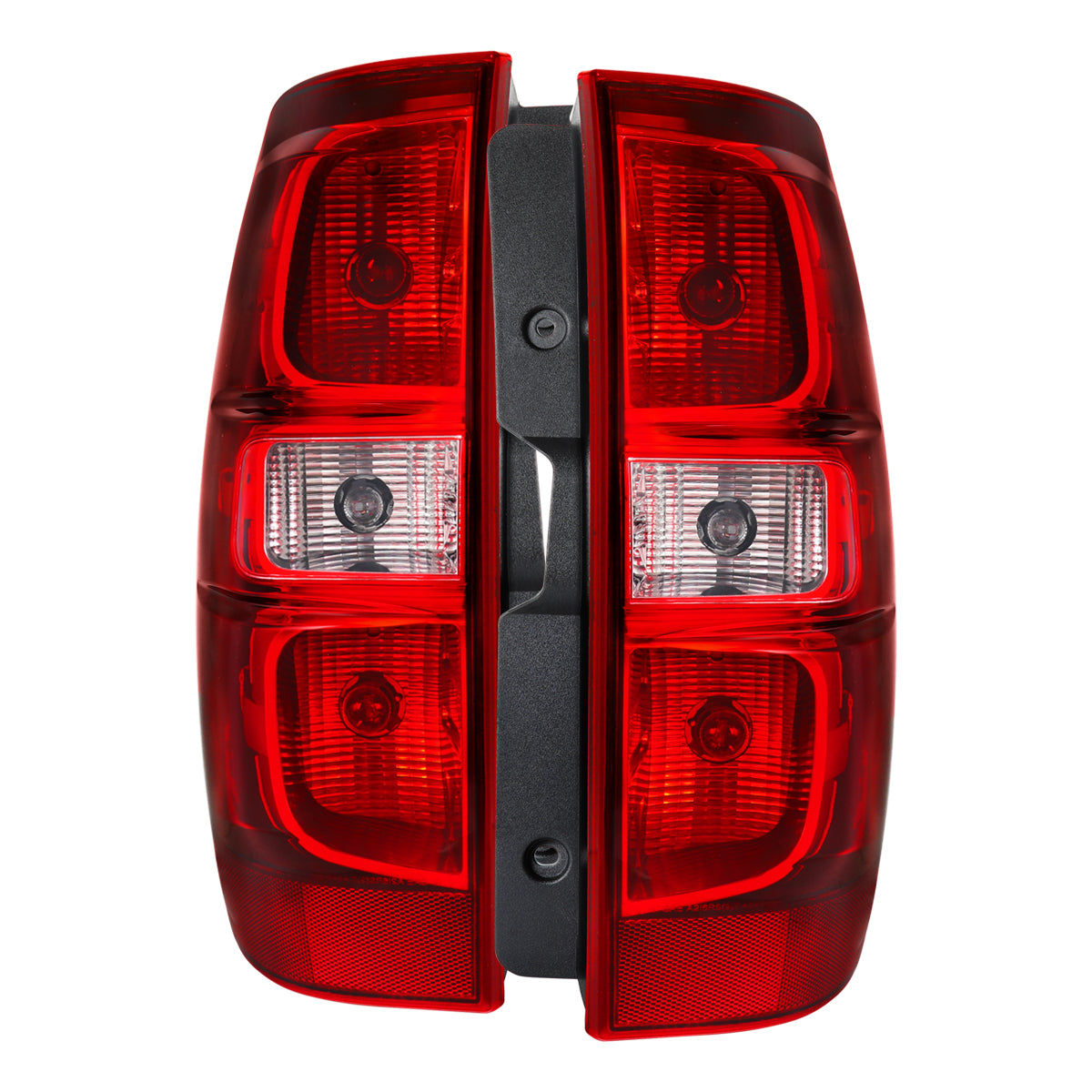 2007-2014 Chevrolet Tahoe/Suburban Tail Lights (Chrome Housing/Red Clear Lens)