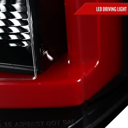 2015-2020 Chevrolet Tahoe/Suburban LS LT LTZ Premier LED Tail Lights (Jet Black Housing/Clear Lens)