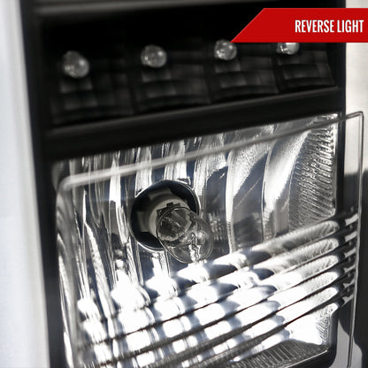 2015-2020 Chevrolet Tahoe/Suburban LS LT LTZ Premier LED Tail Lights (Matte Black Housing/Clear Lens)