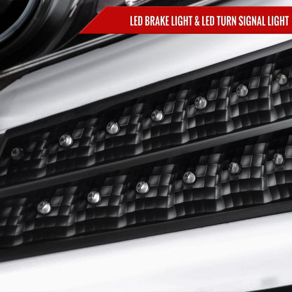 2011-2013 Scion tC V2 LED Tail Lights (Matte Black Housing/Clear Lens)