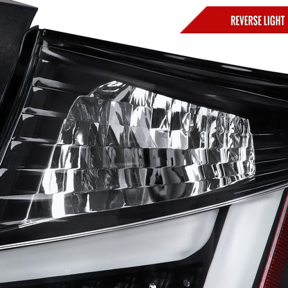 2011-2013 Scion tC V2 LED Tail Lights (Matte Black Housing/Clear Lens)