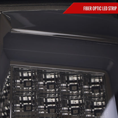 2004-2015 Nissan Titan LED Tail Lights with White LED Tube (Chrome Housing/Smoked Lens)