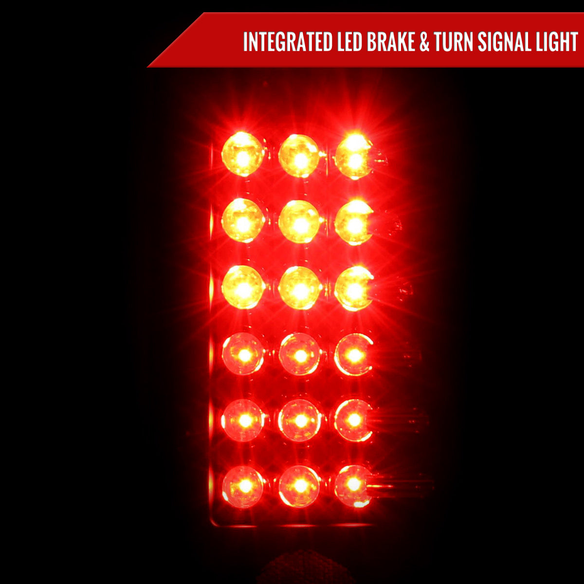 2004-2015 Nissan Titan LED Tail Lights (Matte Black Housing/Clear Lens)