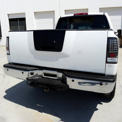 2004-2015 Nissan Titan LED Tail Lights (Matte Black Housing/Clear Lens)