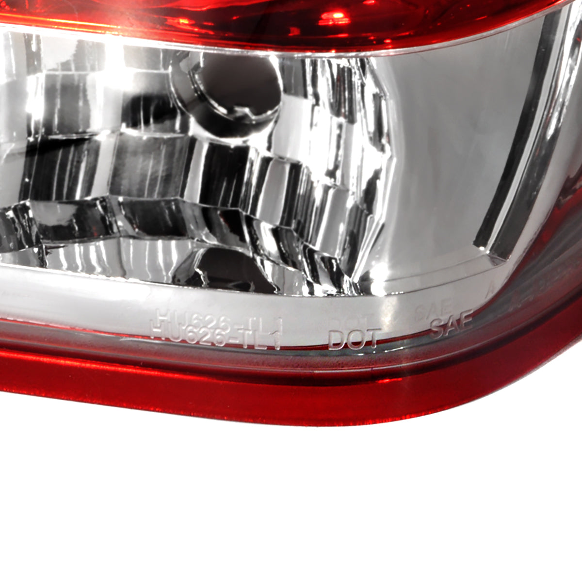 2004-2015 Nissan Titan LED Tail Lights (Chrome Housing/Red Clear Lens)