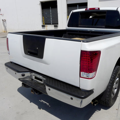 2004-2015 Nissan Titan LED Tail Lights (Chrome Housing/Red Clear Lens)