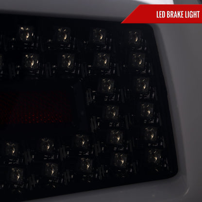 2008-2014 Subaru Impreza WRX/STI LED Sequential Turn Signal Tail Lights (Glossy Black Housing/Smoked Lens)