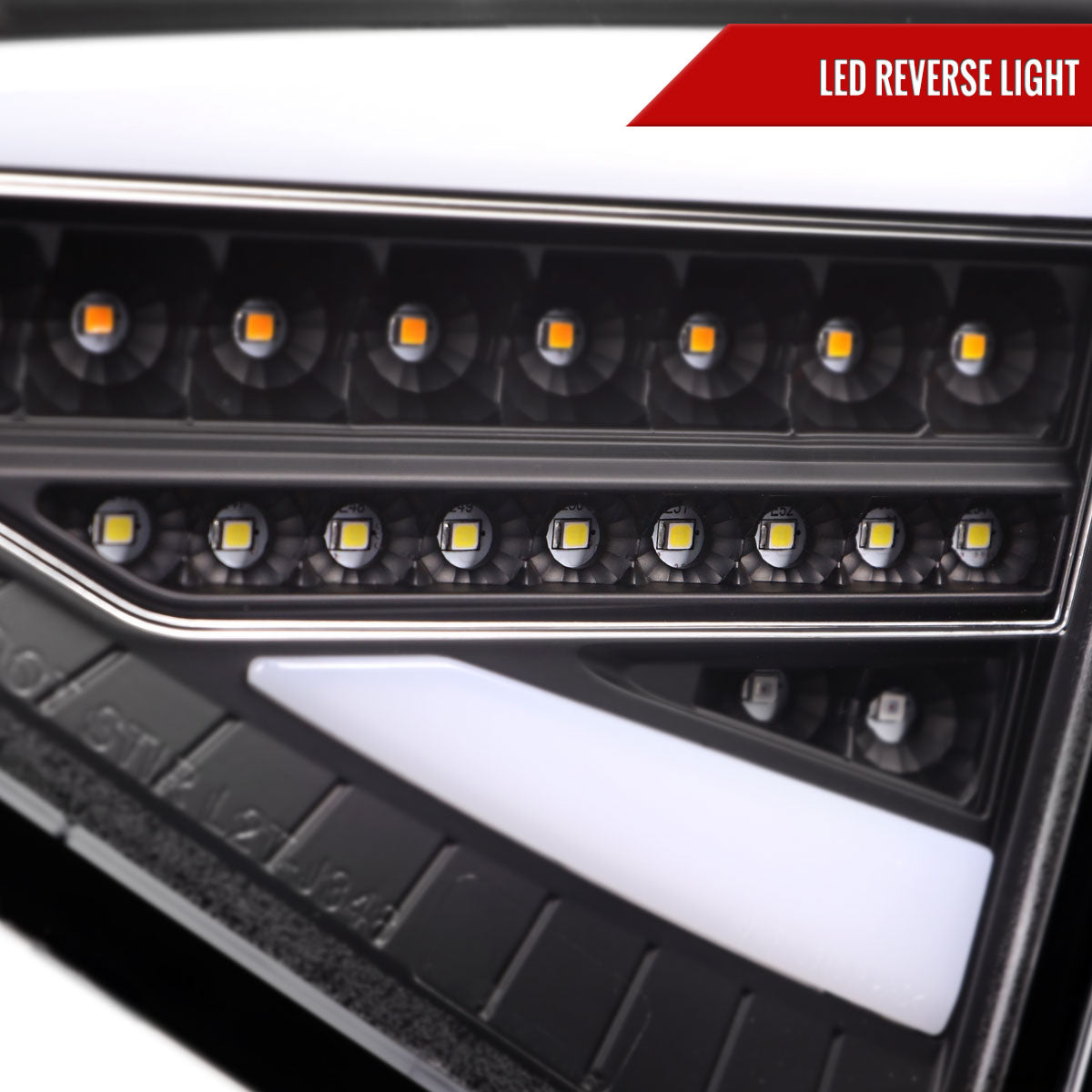 2008-2014 Subaru Impreza WRX Hatchback LED White Sequential Tube Tail Lights (Matte Black Housing/Clear Lens)