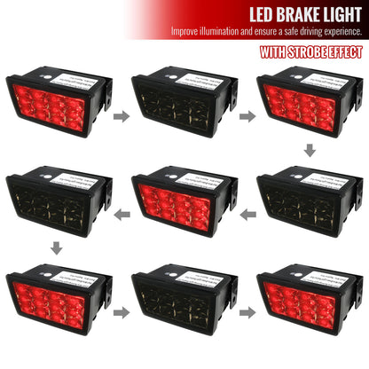 2011-2018 Subaru Impreza WRX/STI/XV Crosstrek F1 Style Rear LED 3rd Brake Light (Chrome Housing/Smoked Lens)
