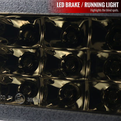 2011-2018 Subaru Impreza WRX/STI/XV Crosstrek F1 Style Rear LED 3rd Brake Light (Chrome Housing/Smoked Lens)