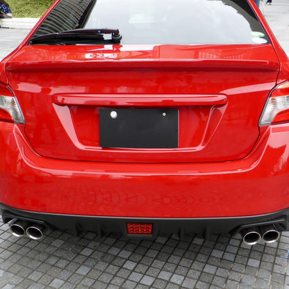 2011-2021 Subaru Impreza WRX STI F1 Style LED 3rd Brake Light (Chrome Housing/Red Lens)