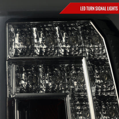 2015-2020 GMC Yukon/Yukon XL Denali SLE/SLT LED Tail Lights (Glossy Black Housing/Smoked Lens)