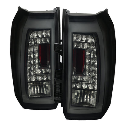 2015-2020 GMC Yukon/Yukon XL Denali SLE/SLT LED Tail Lights (Glossy Black Housing/Smoked Lens)