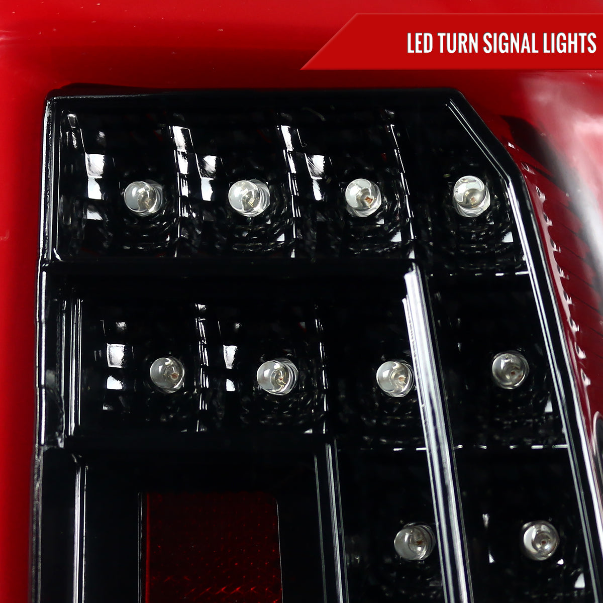 2015-2020 GMC Yukon/Yukon XL Denali SLE/SLT LED Tail Lights (Jet Black Housing/Clear Lens)