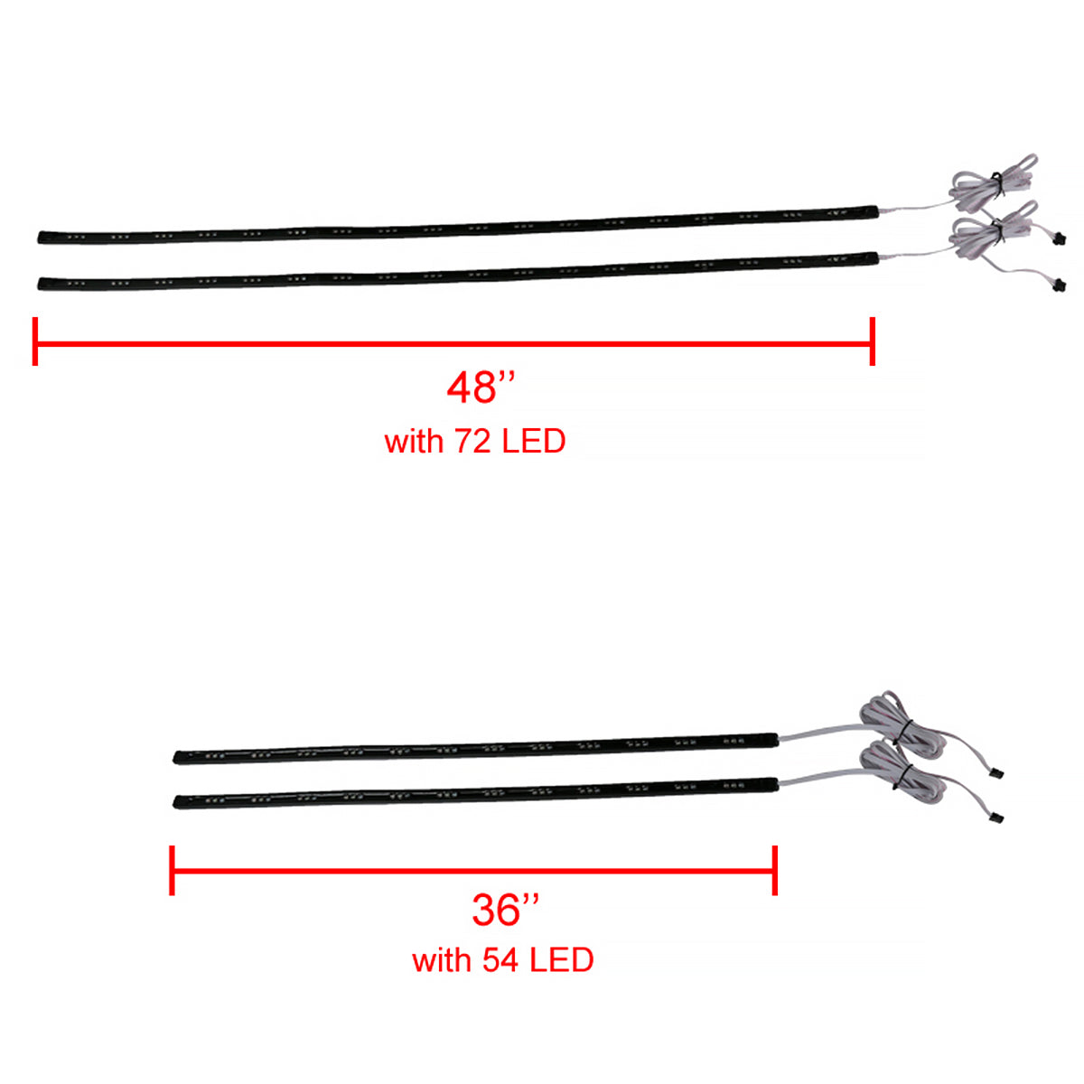 Universal 48" Multi-Color LED Underbody Kit