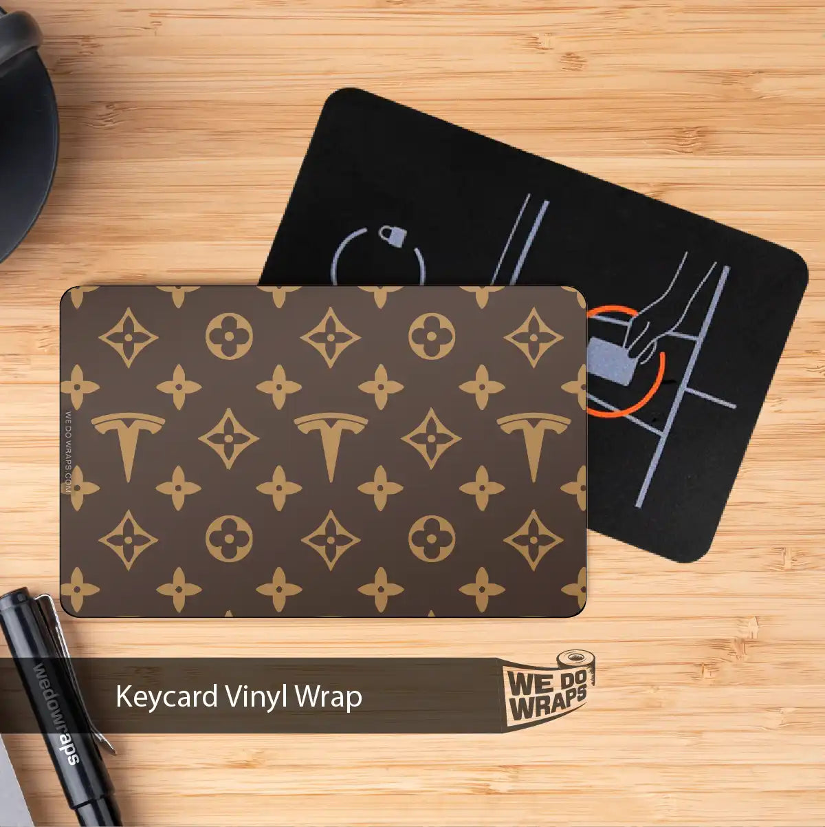 Designer Tesla Edition LV Pattern | NFC Key Card Wrap