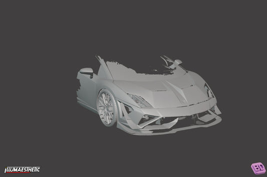 Lamborghini Gallardo 3D Scan (Facelift, 2008-2013)