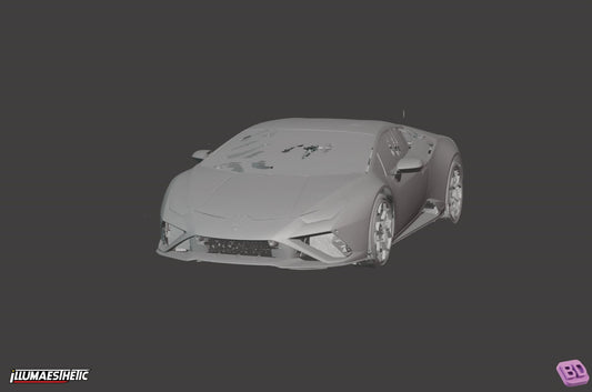 Lamborghini Huracan LP640-4 Evo 3D Scan (2019-2024)