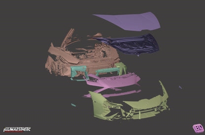 Lamborghini Huracan LP640-4 Evo 3D Scan (2019-2024)