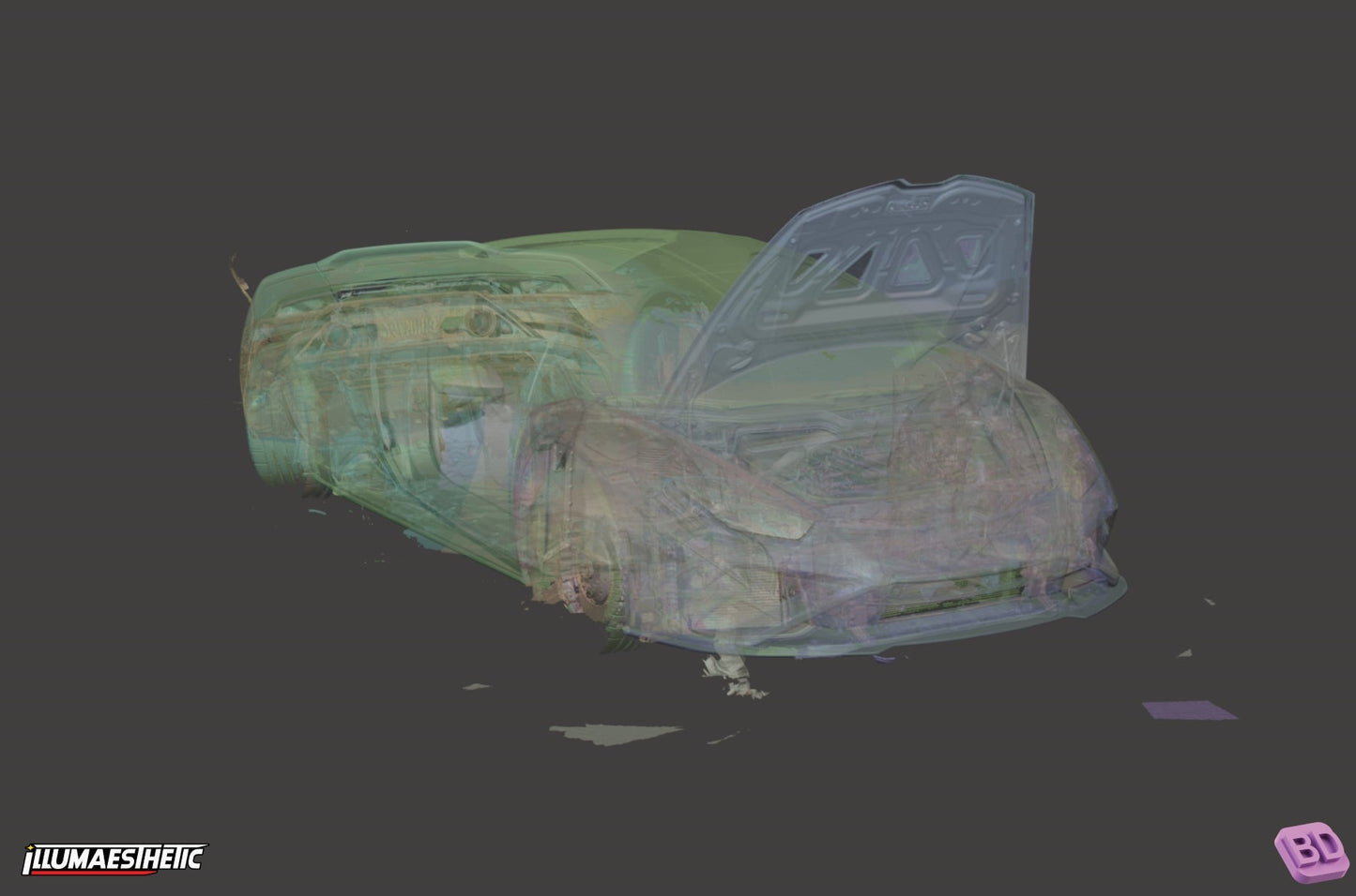 Lamborghini Huracan LP640-4 Evo 3D Scan (2019-2024)