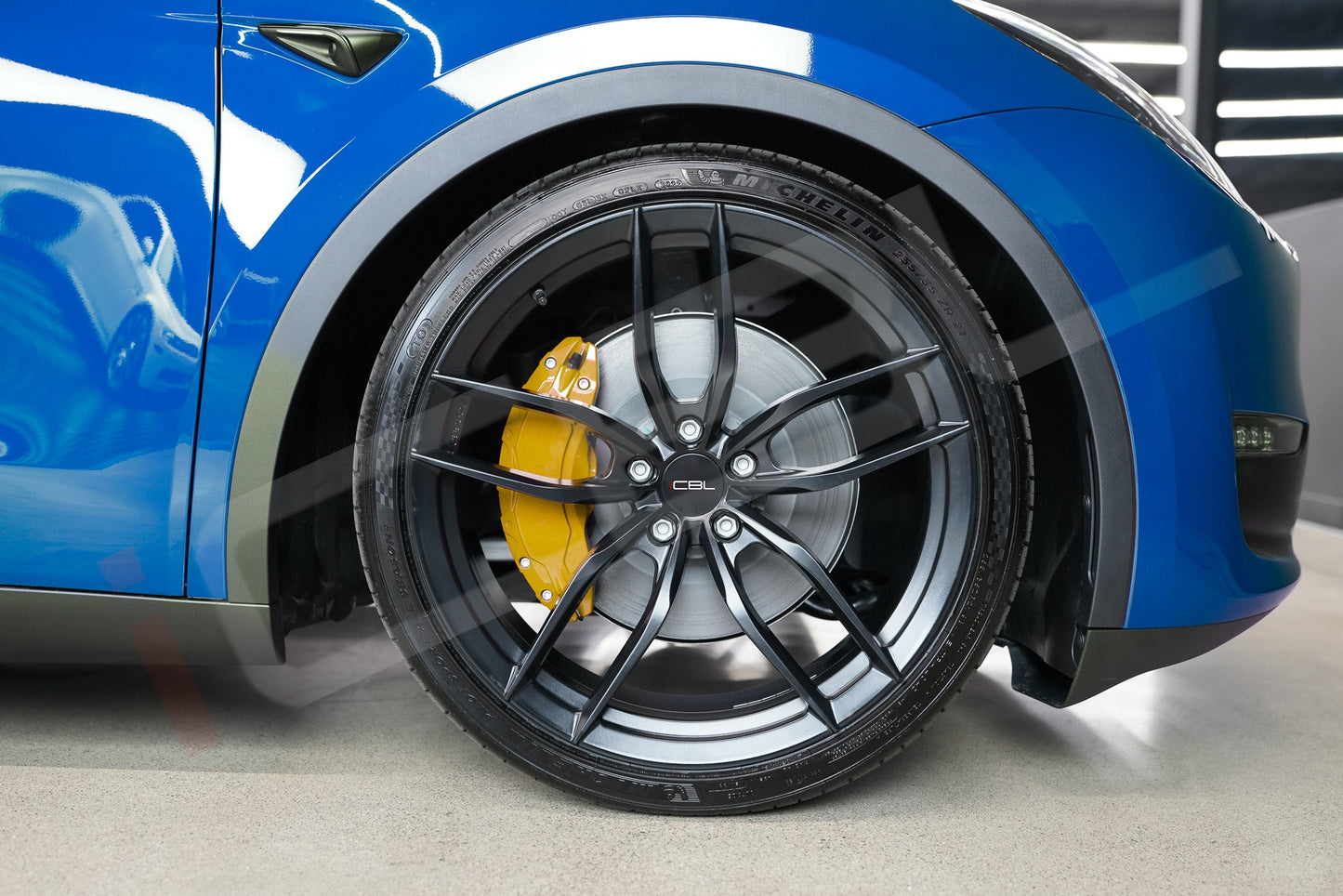 Tesla Model Y Brake Caliper Covers Aluminum Front & Rear Black 19-24 (4PCS)