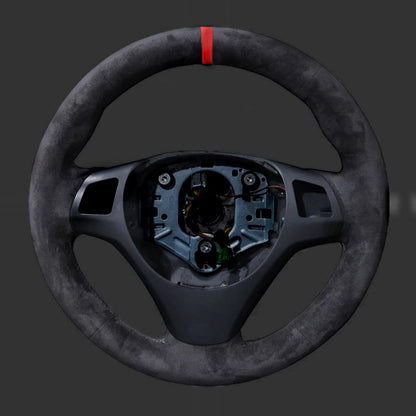 BMW E-Series Alcantara Suede Steering Wheel Cover DIY