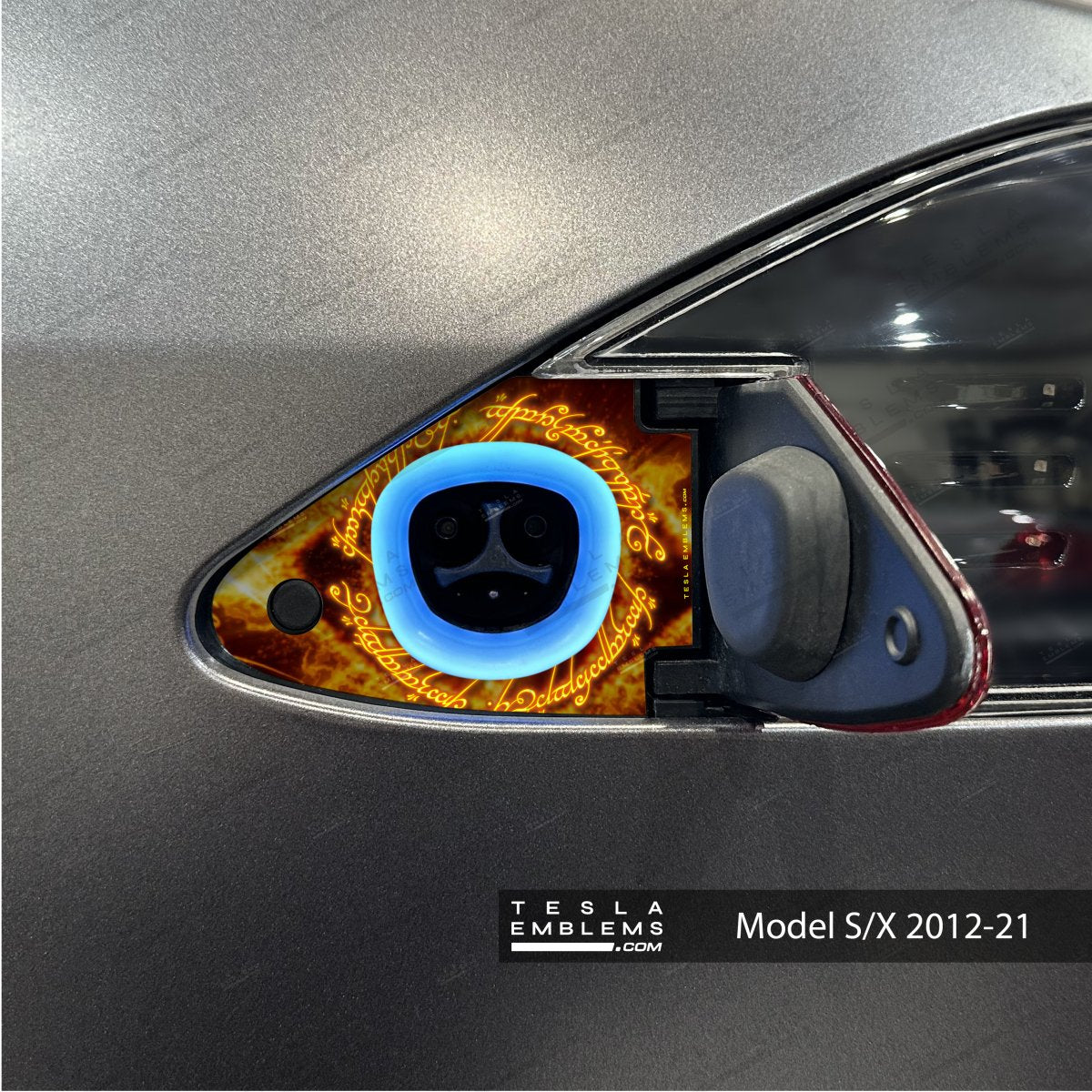 Lord of the Rings Tesla Charge Port Wrap | Model S